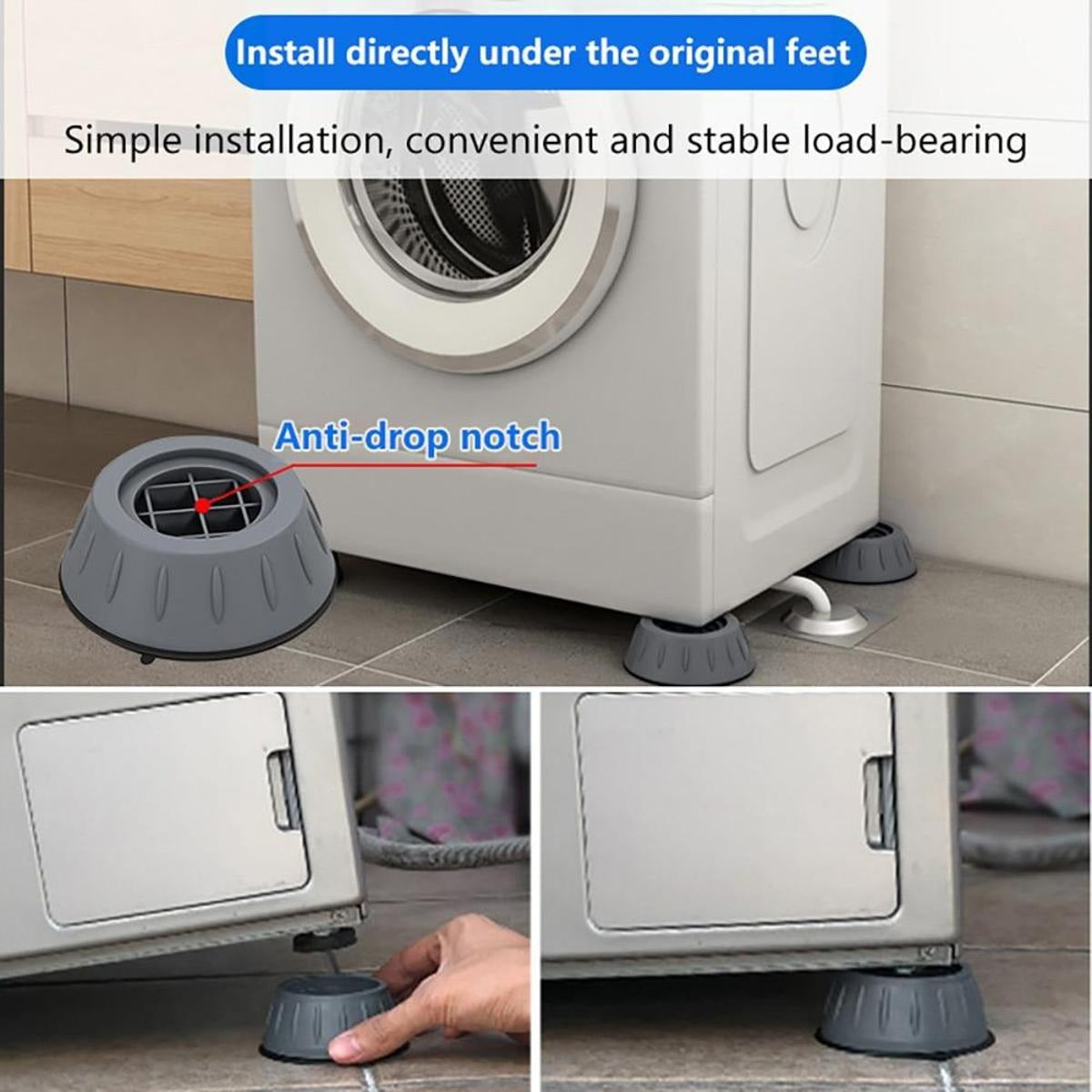 4 Pcs Anti Vibration Rubber Pads