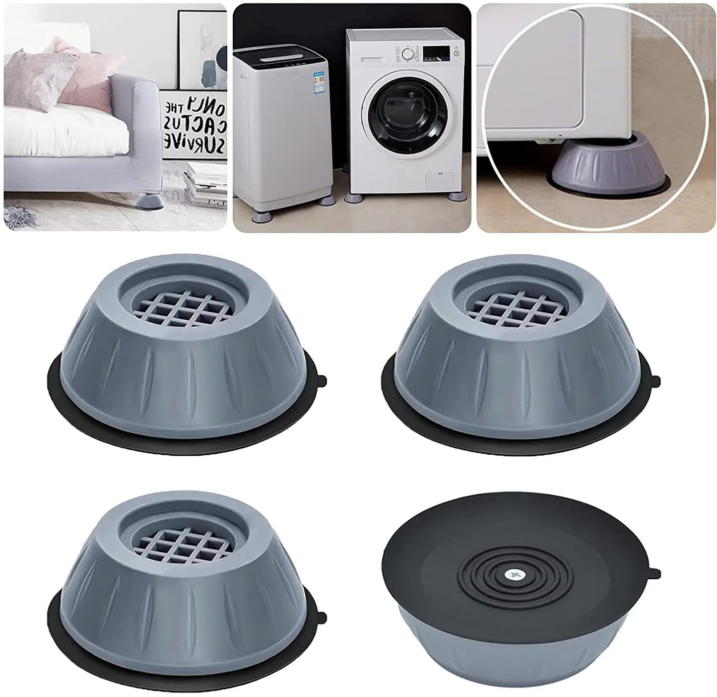 4 Pcs Anti Vibration Rubber Pads
